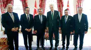 Cumhurbaşkanı Erdoğan, 4 Büyük Kulübün Başkanlarını Kabul Etti