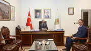 Hakim Topdemir, Vali Ünlüer’in Konuğu Oldu
