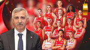 Vali Ünlüer, Şampiyon Olan Filenin Sultanlarını Tebrik Etti