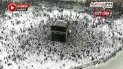 Mekke’de Şiddetli Fırtına Tavafı Bir An Olsun Durduramadı