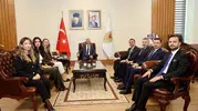 Vali Ünlüer, Baro Başkanı Kır ve heyetini ağırladı