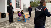 Kahramanmaraş’ta Öğrencilere Afet Eğitimi Ve Deprem Tatbikatı