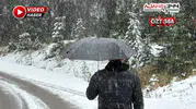 Bolu’da Kar Yağışı: Kartalkaya Yolu Ve Yaylalar Beyaza Büründü