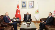 Vali Ünlüer, Güldemir ve Güller’i Makamında Ağırladı