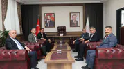 Türk Eğitim-Sen Heyetinden Turan Akpınar’a Makam Ziyareti