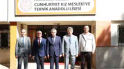 Turan Akpınar’dan Cumhuriyet MTAL’ye eğitim ziyareti