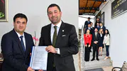 Kahramanmaraş Barosu Başkanı Kır, mazbatasını aldı