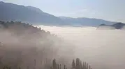 Kahramanmaraş’ta vadiler sis denizine dönüştü