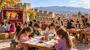 Kahramanmaraş Kalesi’nde çocuklara sanat etkinliği