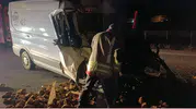 Afşin’de römorka çarpan sürücü ameliyata alındı