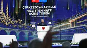 Cumhurbaşkanı Erdoğan: Halkalı-Kapıkule hattı Avrupa'ya açılan stratejik bir lojistik omurga olacak