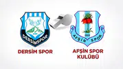 Afşinspor-Dersimspor Maçının Hakemleri Belli Oldu