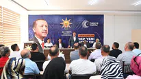 Debgici ve Görgel, Türkoğlu’nda partililerle bir araya geldi