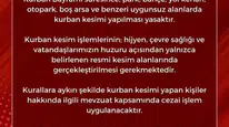 Onikişubat Belediyesi’nden Kurban Bayramı İçin Kesim Uyarısı