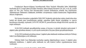 Yüksek Hacimli Para Trafiği Soruşturmasında Yeni Gelişme