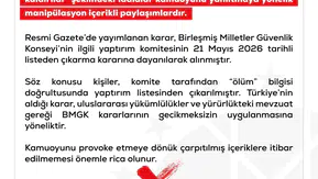 Cumhurbaşkanlığı İletişim Başkanlığı’ndan IŞİD İddialarına Yalanlama