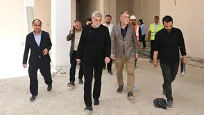 Kahramanmaraş Gençlik ve Spor Merkezi hızla yükseliyor