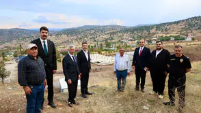 Vali Ünlüer’den Nurhak’taki Huzurevi İnşaatına İnceleme