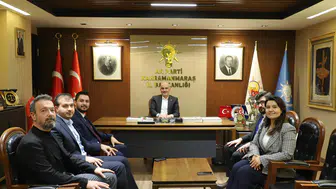 Ankara Genç Kahramanmaraşlılar Derneği İl Başkanı'nı Ziyaret Etti