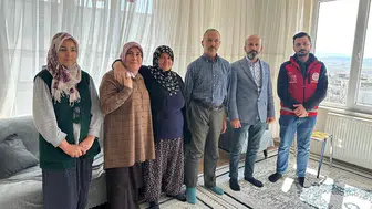 Şehit Ailesine Anlamlı Ziyaret Gerçekleşti