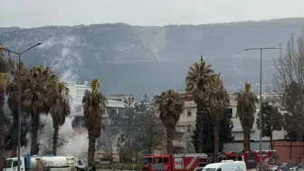 Arsan Kavşağı civarında bir iş yerinde yangın çıktı