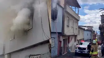 Kahramanmaraş'ta ev yangını! Bir kişi yaralı olarak kurtarıldı