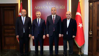 Kahramanmaraş ve Adana valileri bir araya geldi
