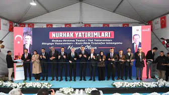 Nurhak ileri biyolojik arıtma tesisi resmen hizmete alındı