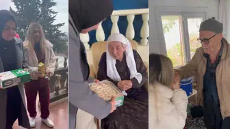 Öğrencilerden yaşlılara ziyaret, kuşaklar arası iletişim güçlendi