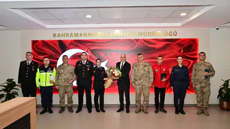 Jandarma’dan Polis Haftası’na Anlamlı Ziyaret