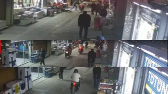 Tarihi çarşıda motosiklet kazası: Yayaya çarpıp kaçtı