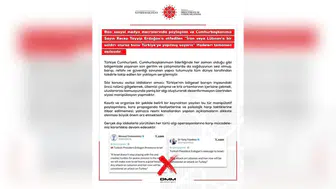 İletişim Başkanlığı’ndan Sosyal Medya İddialarına Net Yalanlama