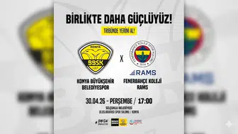 Konya’da Play-Off Heyecanı: Rakip Fenerbahçe Koleji Rams