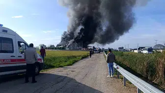 Patates Üretim Tesisinde Yangın Çıktı