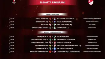 Trendyol 1. Lig'de Final Haftası: İşte Maç Programı
