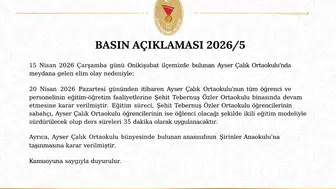 Okulda Yaşanan Olay Sonrası Eğitim Kararı Açıklandı