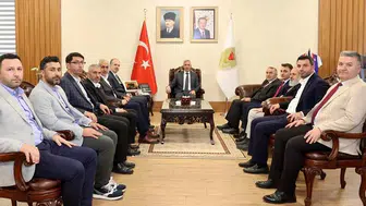 İsrafil Kışla’dan Vali Mükerrem Ünlüer’e Ziyaret