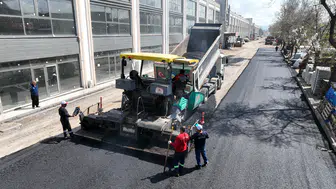 Büyükşehir, Toptancılar Sitesi Yollarını Yeniliyor