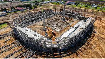 Kahramanmaraş’a Yeni Stadyumda Çalışmalar Hızlandı