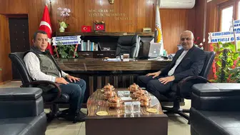 Andırın Belediye Başkanı Gökşen'den Yeni Müdüre Ziyaret
