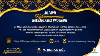 AK Parti Kahramanmaraş’ta Bayram Buluşması