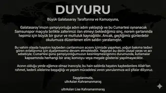 ultrAslan’dan Anlamlı Karar: Kahramanmaraş’ta Kutlama Yapılmayacak
