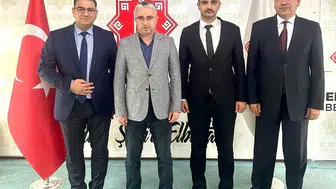 Elbistan Vergi Dairesi Müdürü Bora’dan Başkan Gürbüz’e Ziyaret