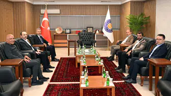 Tarım Ve Orman Heyetinden KSÜ Rektörüne Ziyaret