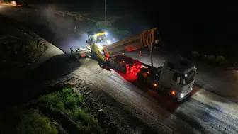 Elmalar Yolu'nda Asfalt Çalışmalarını Sürdürüyor!