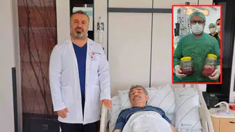 Kahramanmaraş’ta 20 cm böbrek tümörü alındı