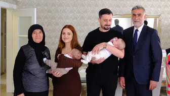 Kahramanmaraş’ta fondan evlenen çiftlere bebek