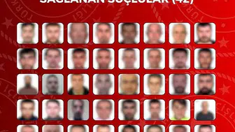 Kırmızı Bültenli 90 Suçlu Türkiye’de