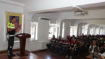 Kahramanmaraş’ta Motosiklet Sürücülerine Güvenli Sürüş Eğitimi