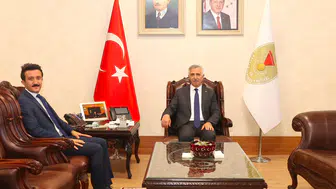 Vali Ünlüer Başsavcı Şener’i Makamında Ağırladı
